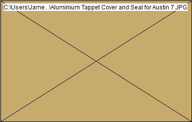 Aluminium Tappet Cover and Seal for Austin 7 - Oxfordshire Sevens